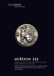 Cover Auktion 335 - Hess Divo AG Zürich